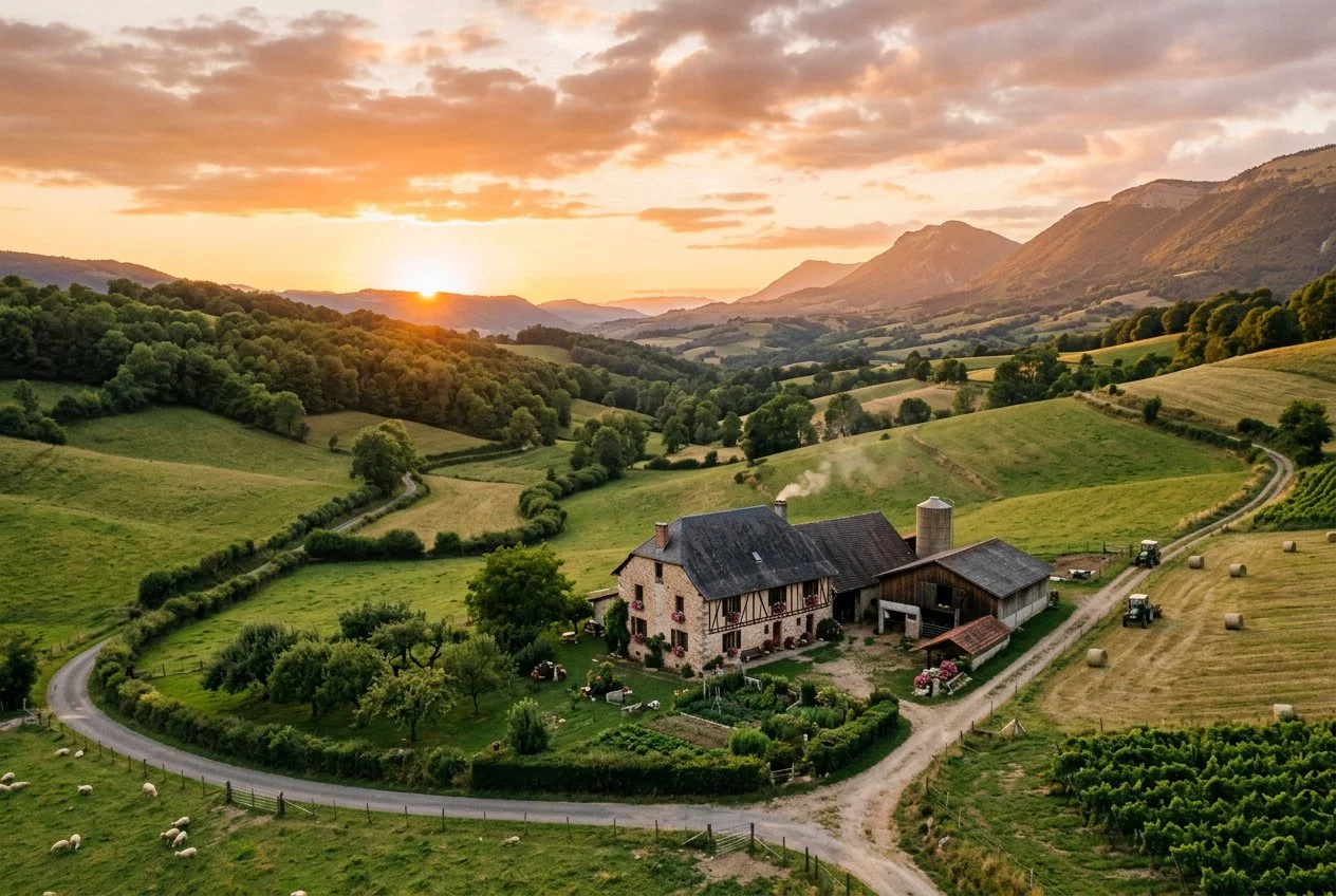 European Farm Landscape